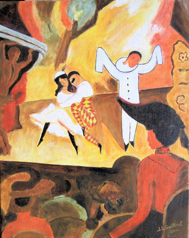 Copie tableau d'August Macke