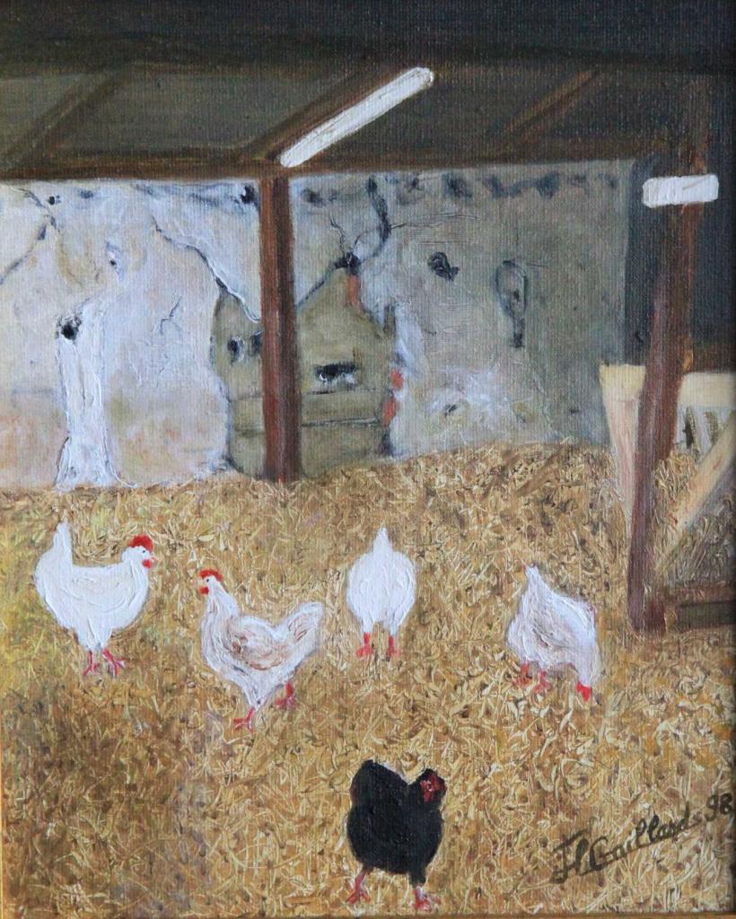 Les poules de la ferme